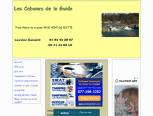 Tablet Screenshot of lescabanesdelaguide.com